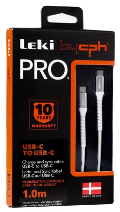 Leki bycph Pro Cable - USB-C to USB-C 1.0 m
