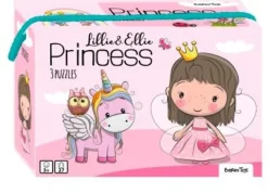 Little Bright Ones - 3 Prinsesser Puslespil (Spil, Dansk)