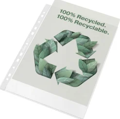 Lomme recycled 70my PP præg A4 præg (100) (Kontorartikler)