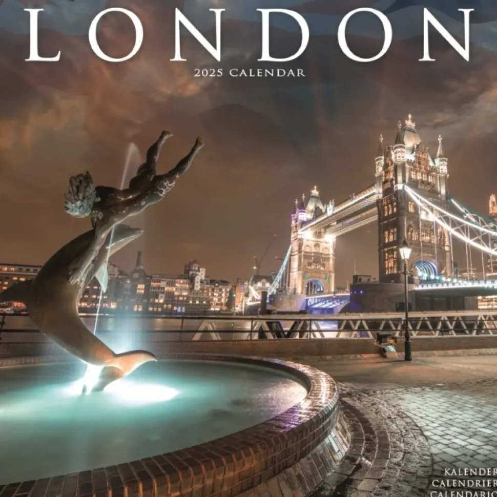 London Square Wall Calendar 2025 (Kalender, Calendar, Engelsk)