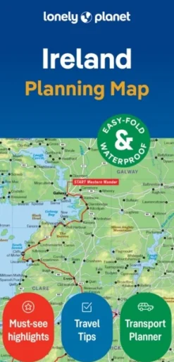 Lonely Planet Ireland Planning Map (Sheet map, folded, Engelsk) af Lonely Planet