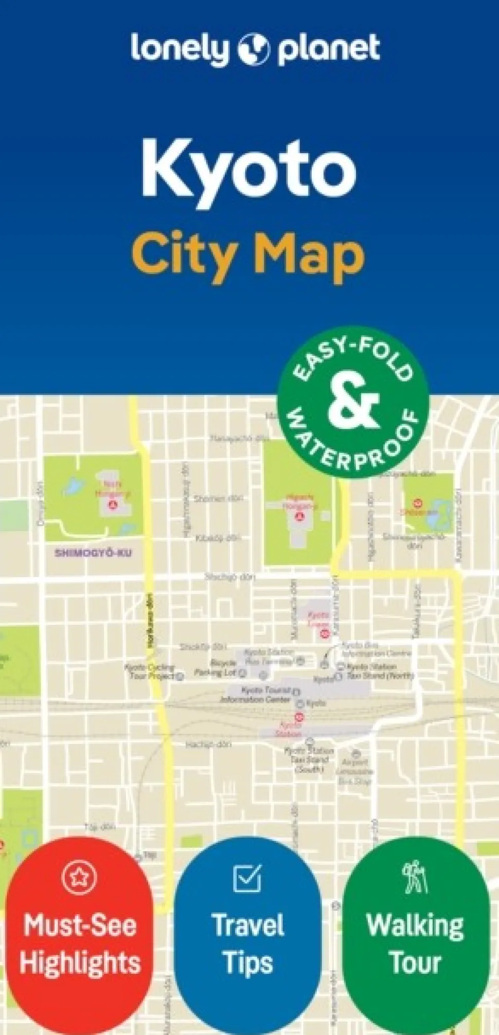 Lonely Planet Kyoto City Map (Sheet map, folded, Engelsk) af Lonely Planet