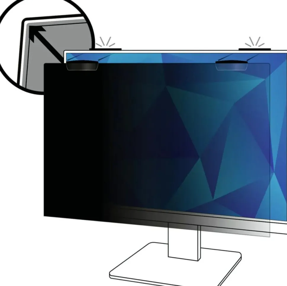3M Privacy filter desktop 23,8'' COMPLY Magnetic (16:9) (Ergonomi / helbred)