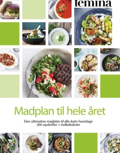 Madplan til hele året: 260 opskrifter + indkøbslister (Ebog, pdf, Dansk) af Magasinet Femina