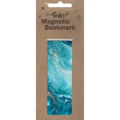 Magnetisk bogmærke - Turkis mønster (Bogmærke)