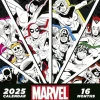 Marvel 2025 Square Calendar (Kalender, Calendar, Engelsk)