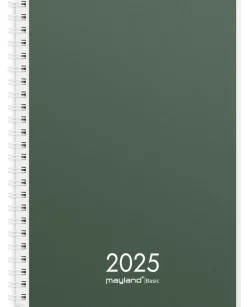 Mayland Basic ugekalender A5 PP-plast 2025