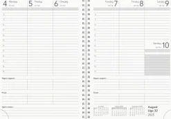 Mayland Basic ugekalender A5 PP-plast 2025