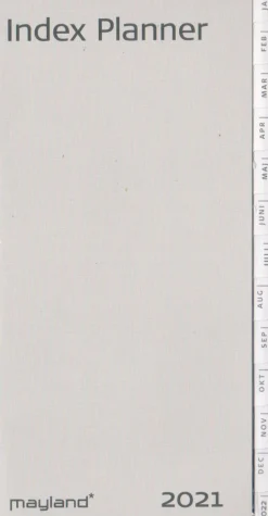 Mayland index planner refill 2021