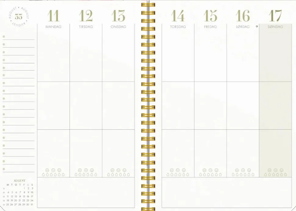 Mayland Life Planner Essentials A5 ugekalender 2025