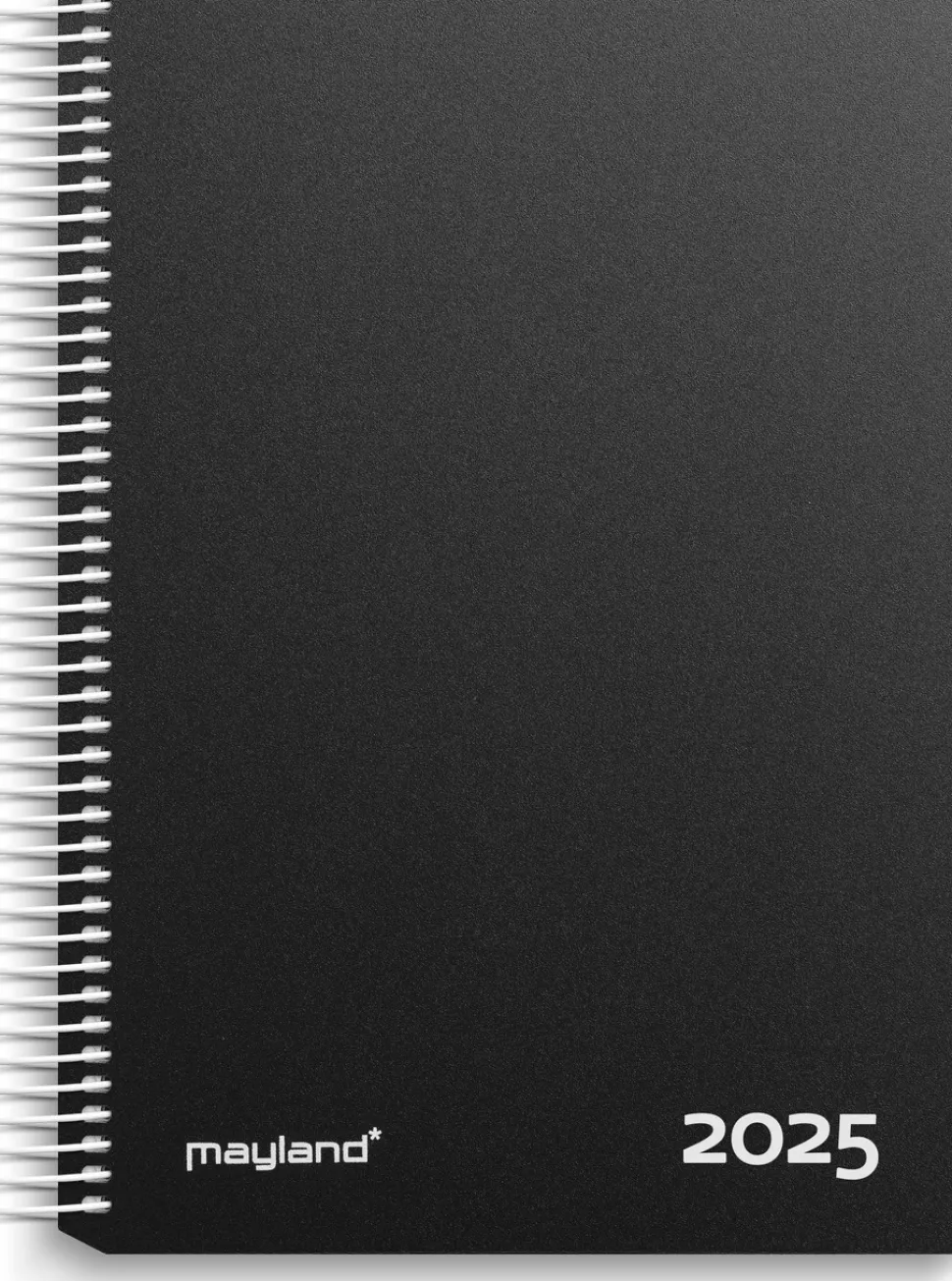 Mayland Timekalender sort PP-plast 2025 (Kalender)