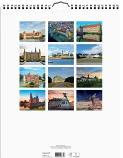 Mayland vægkalender Danske slotte