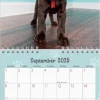Mayland vægkalender mini Hundehvalpe 2025