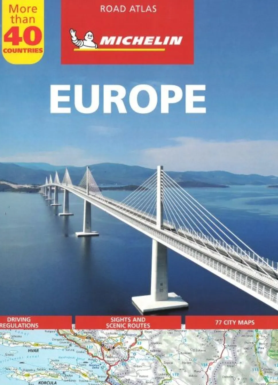 Michelin Motoring Atlas Europe (Bog, Spiralryg, Engelsk) af Michelin