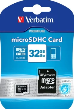 Micro SDHC Card 32GB Class 10 w/adaptor