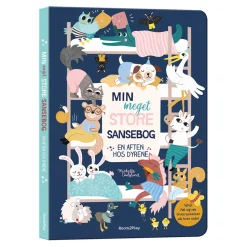 Min meget store sansebog 3: En aften hos dyrene (Bog, Papbog, Dansk) af Michelle Carlslund