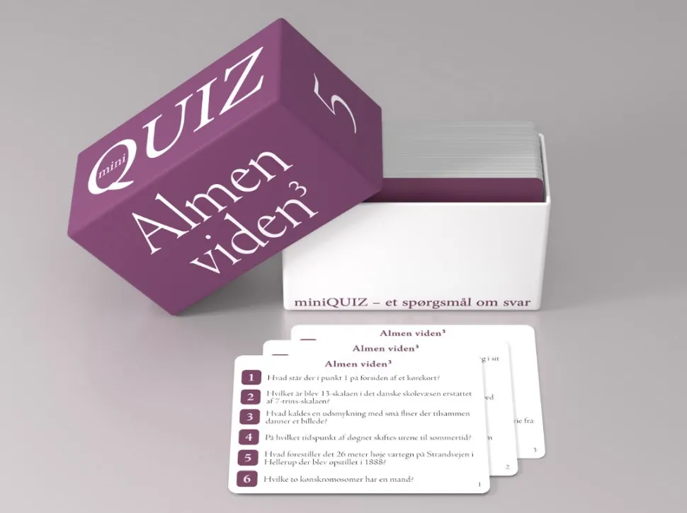 miniQUIZ – Almen viden 3 (Spil, Dansk) af Game Bros