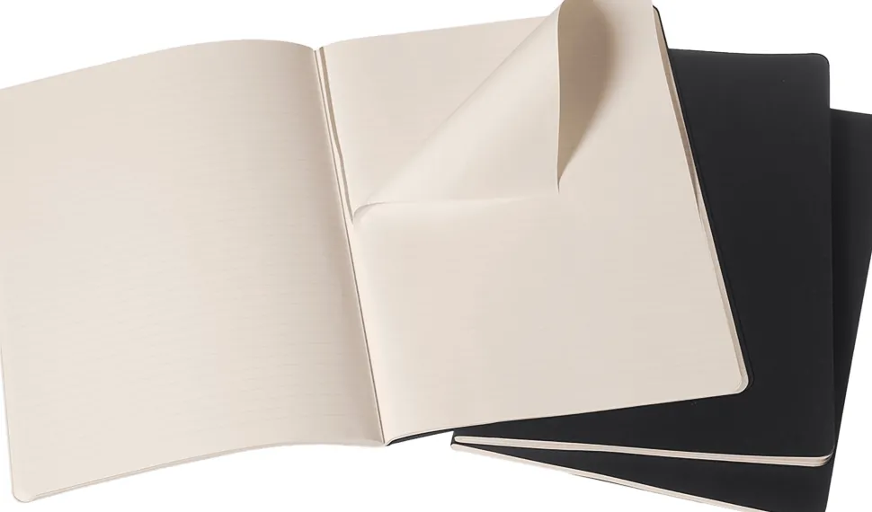Moleskine: Cahier Journals (3 stk.) (Notesbog, Softcover, Journals, XL, Black, Ruled)