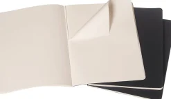 Moleskine: Cahier Journals (3 stk.) (Notesbog, Softcover, Journals, XL, Black, Plain)