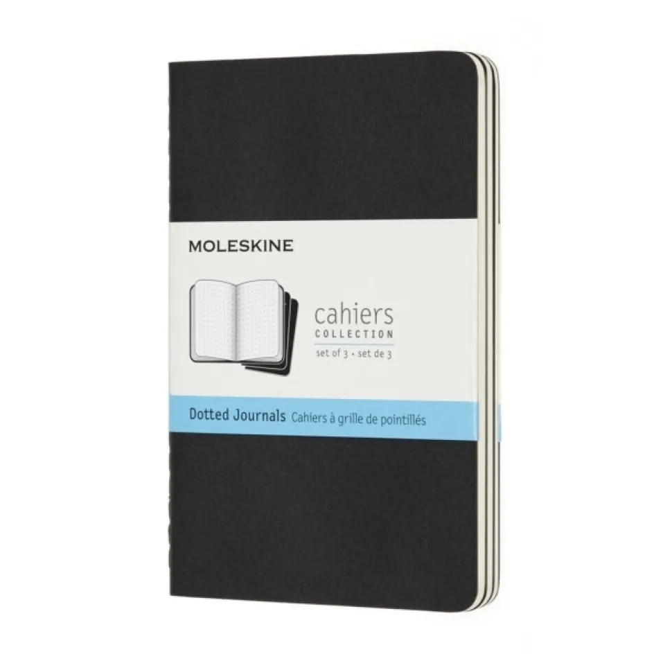 Moleskine Cahier Journals Pocket Dot Black (Bog, Notebook / blank book, Engelsk)