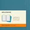 Moleskine: Cahier Journals (3 stk.) (Notesbog, Softcover, Journals, Pocket, Brisk Blue, Ruled)
