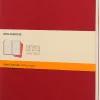 Moleskine: Cahier Journals (3 stk.) (Notesbog, Softcover, Journals, XL, Cranberry Red, Ruled)