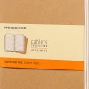 Moleskine: Cahier Journals (3 stk.) (Notesbog, Softcover, Journals, Large, Kraft Brown, Ruled)