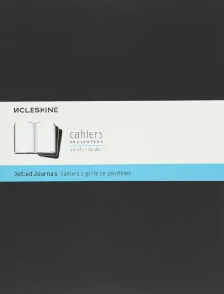 Moleskine: Cahier Journals (3 stk.) (Notesbog, Softcover, Journals, XL, Black, Dotted)