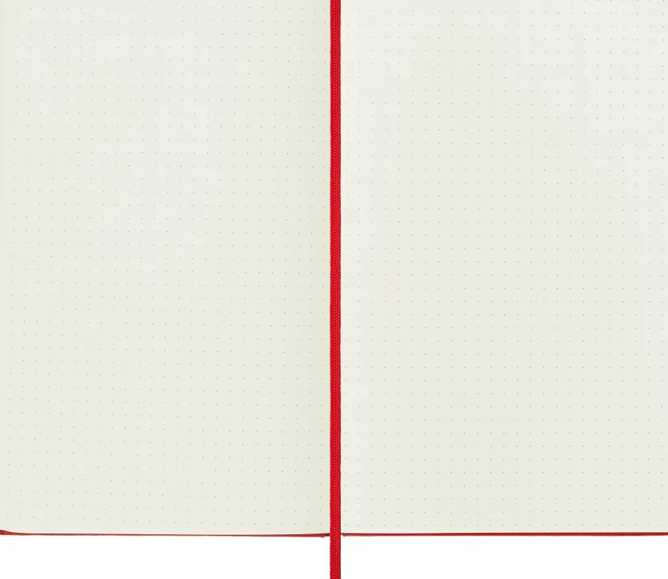 Moleskine: Classic Notebook (Notesbog, Hardcover, The Original, Large, Scarlet Red, Dotted)