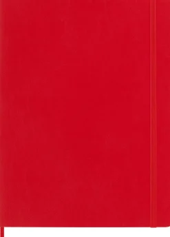 Moleskine: Classic Notebook (Notesbog, Softcover, The Original, XL, Scarlet Red, Ruled)