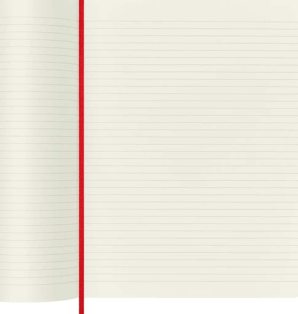 Moleskine: Classic Notebook (Notesbog, Softcover, The Original, XL, Scarlet Red, Ruled)