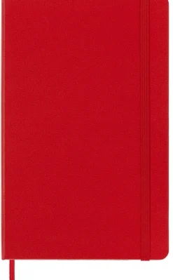 Moleskine: Classic Notebook (Notesbog, Hardcover, The Original, Large, Scarlet Red, Plain)