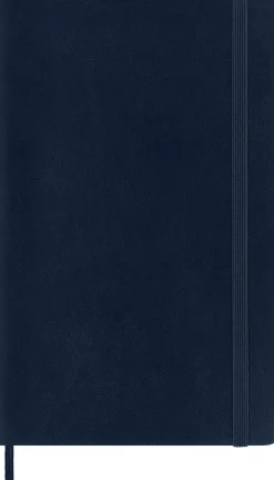 Moleskine: Classic Notebook (Notesbog, Softcover, The Original, Large, Sapphire Blue, Plain)
