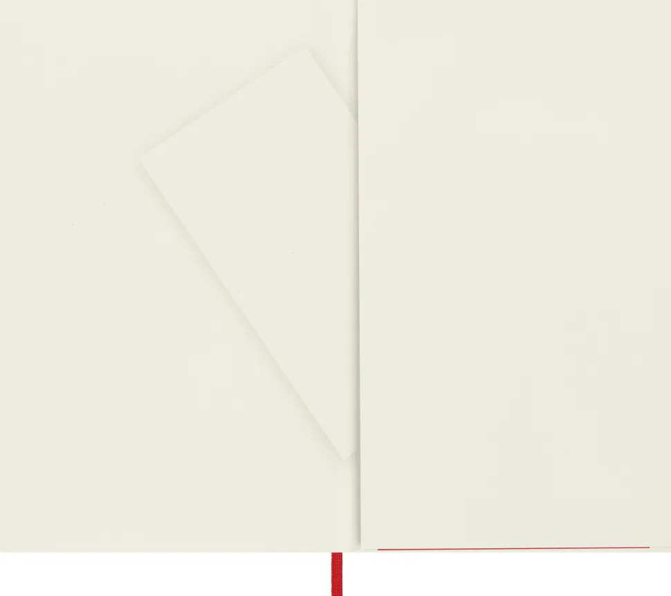 Moleskine: Classic Notebook (Notesbog, Softcover, The Original, Large, Scarlet Red, Plain)