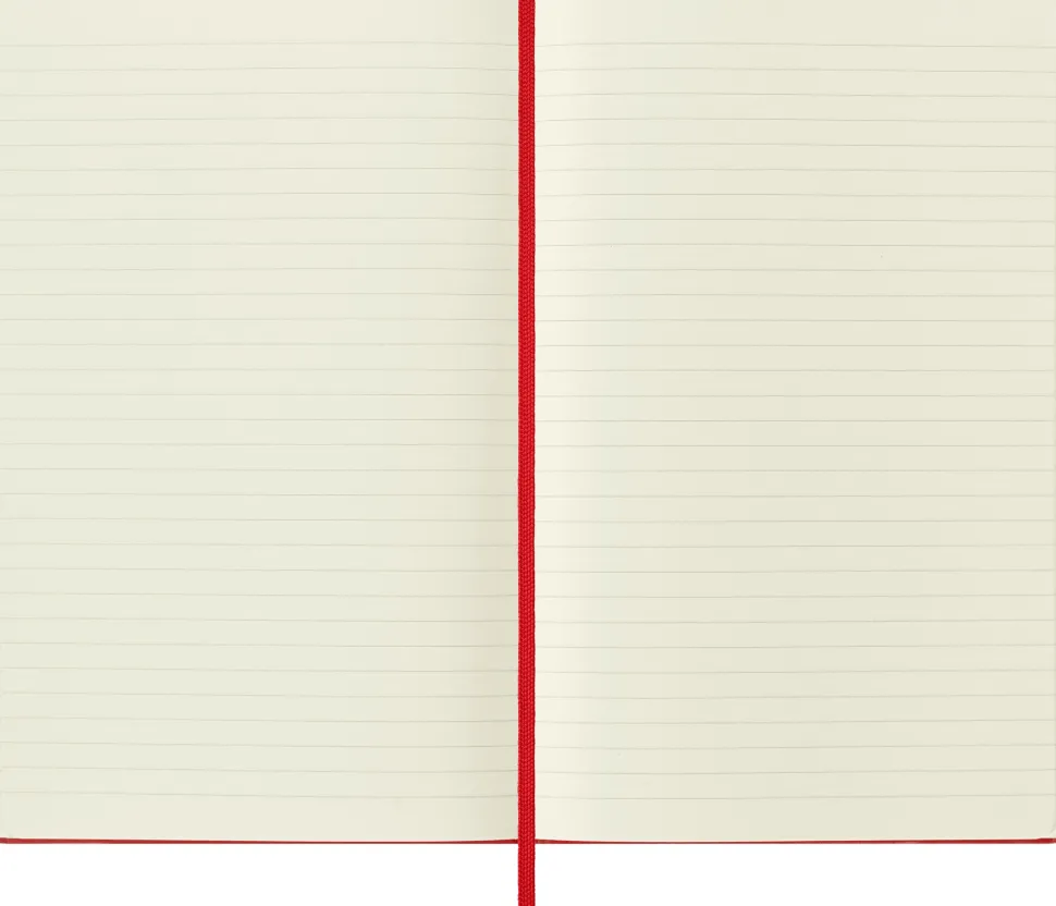 Moleskine: Classic Notebook (Notesbog, Hardcover, The Original, Large, Scarlet Red, Ruled)