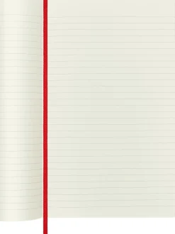 Moleskine: Classic Notebook (Notesbog, Softcover, The Original, Large, Scarlet Red, Ruled)