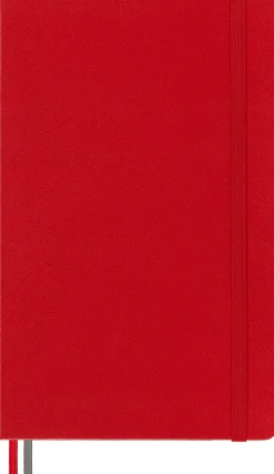 Moleskine: Classic Notebook Expanded (Notesbog, Hardcover, The Original, Large, Scarlet Red, Ruled)