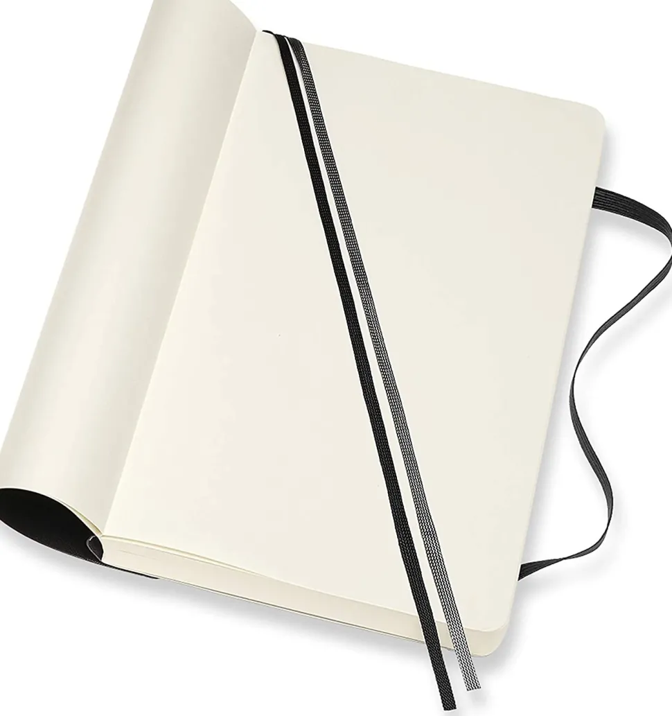 Moleskine: Classic Notebook Expanded (Notesbog, Softcover, The Original, Large, Black, Ruled)