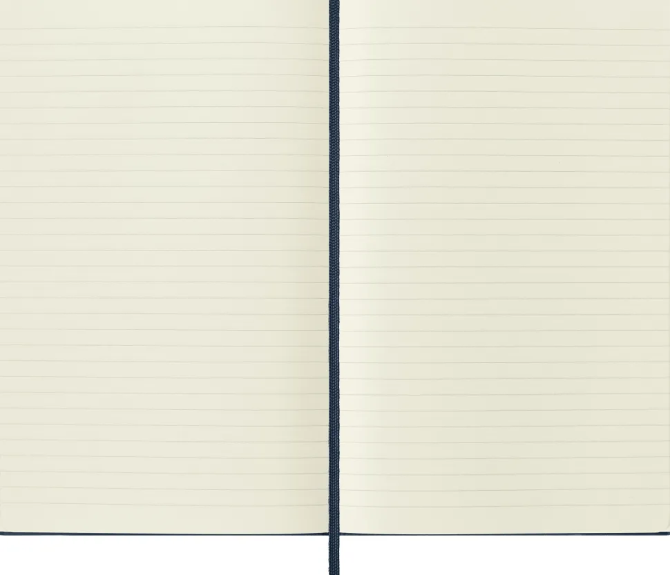 Moleskine: Classic Notebook (Notesbog, Hardcover, The Original, Large, Sapphire Blue, Ruled)