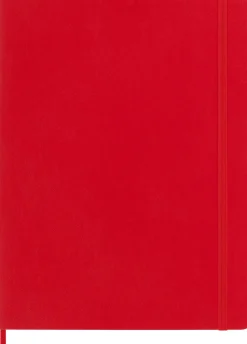 Moleskine: Classic Notebook (Notesbog, Softcover, The Original, XL, Scarlet Red, Plain)