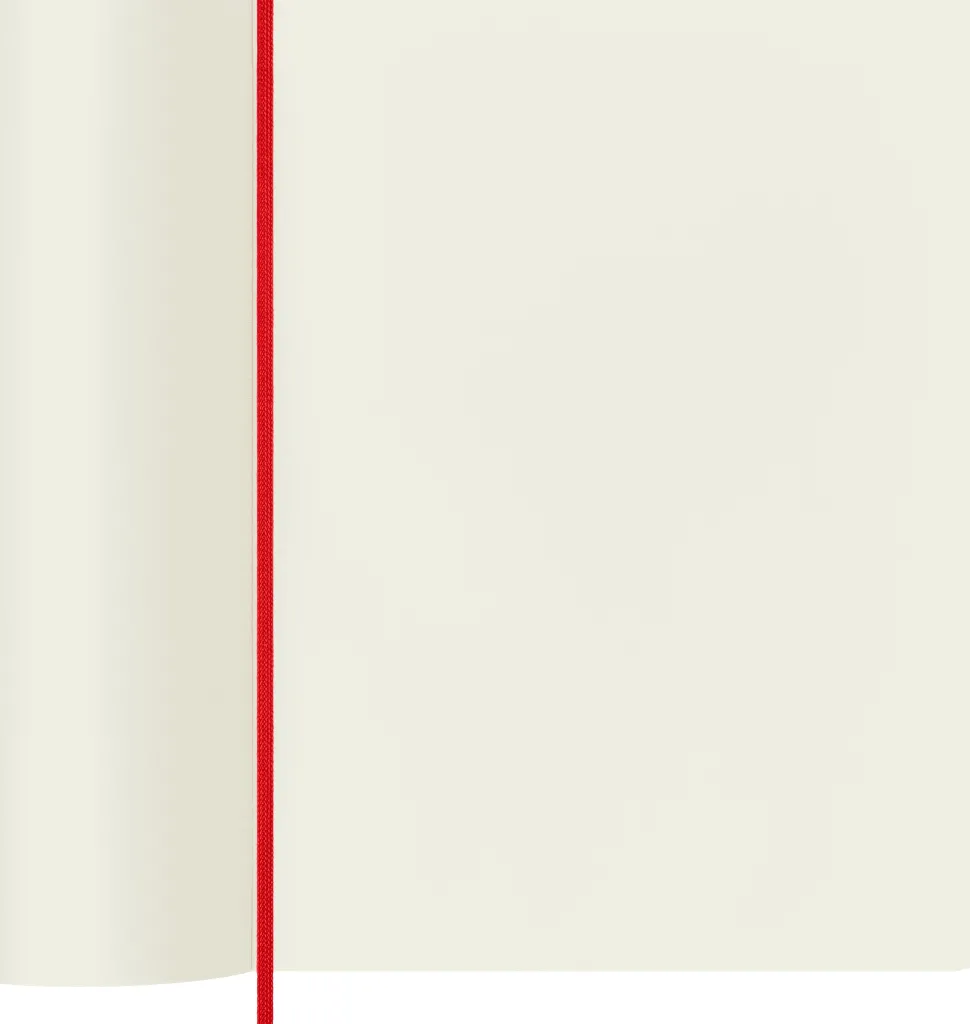 Moleskine: Classic Notebook (Notesbog, Softcover, The Original, XL, Scarlet Red, Plain)