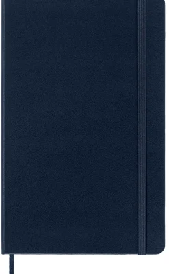 Moleskine: Classic Notebook (Notesbog, Hardcover, The Original, Large, Sapphire Blue, Plain)