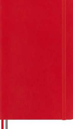 Moleskine: Classic Notebook Expanded (Notesbog, Softcover, The Original, Large, Scarlet Red, Ruled)