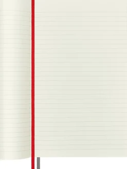 Moleskine: Classic Notebook Expanded (Notesbog, Softcover, The Original, Large, Scarlet Red, Ruled)