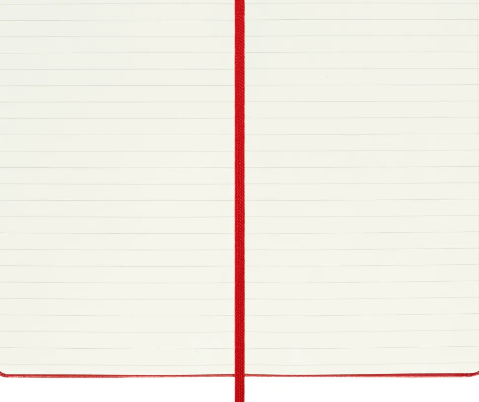 Moleskine: Classic Notebook (Notesbog, Hardcover, The Original, Pocket, Scarlet Red, Ruled)