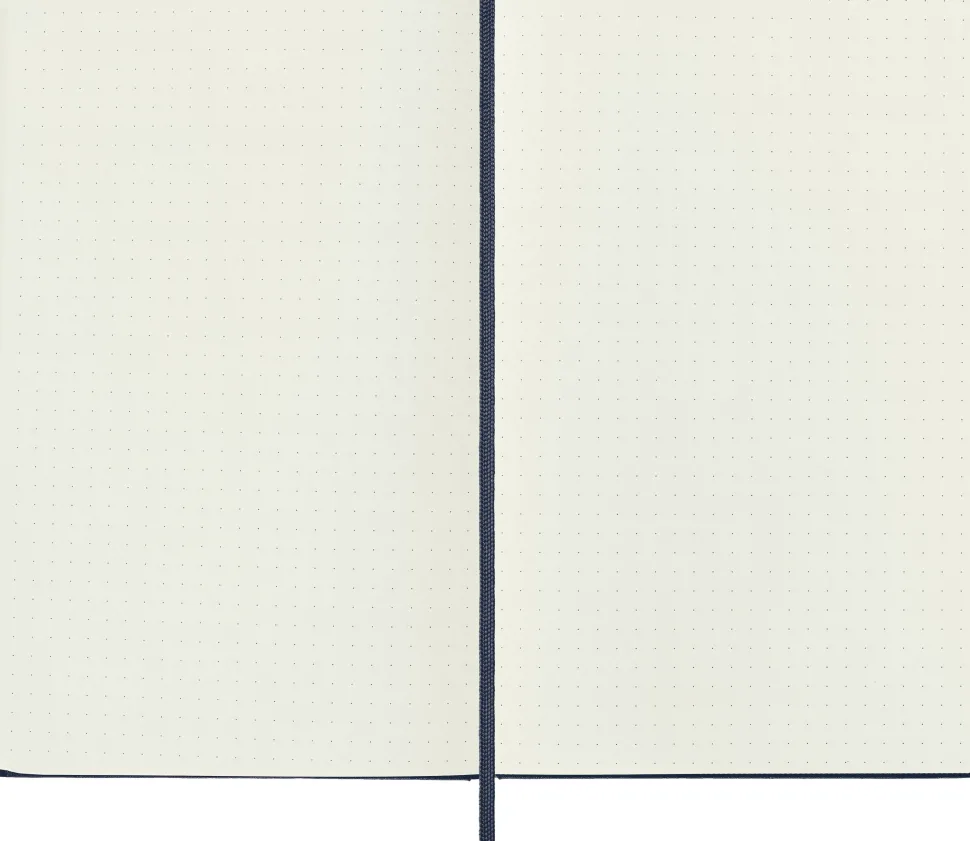 Moleskine: Classic Notebook (Notesbog, Hardcover, The Original, Large, Sapphire Blue, Dotted)