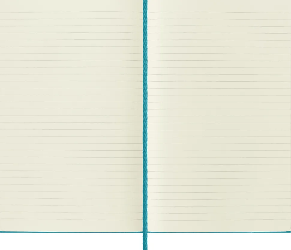 Moleskine: Classic Notebook (Notesbog, Hardcover, The Original, Large, Reef Blue, Ruled)
