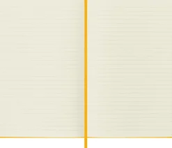 Moleskine: Classic Silk Notebook (Notesbog, Hardcover, Classic fabric, Large, Orange Yellow, Ruled)