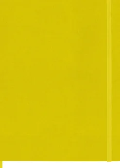 Moleskine: Classic Silk Notebook (Notesbog, Hardcover, Classic fabric, XL, Yellow, Ruled)
