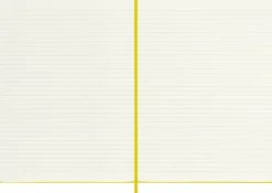 Moleskine: Classic Silk Notebook (Notesbog, Hardcover, Classic fabric, XL, Yellow, Ruled)
